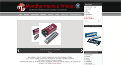 Desktop Screenshot of mondharmonicawinkel.nl